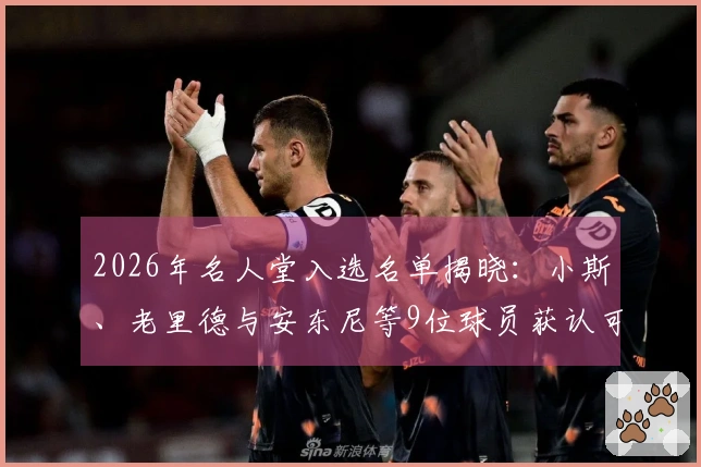 2026年名人堂入选名单揭晓：小斯、老里德与安东尼等9位球员获认可
