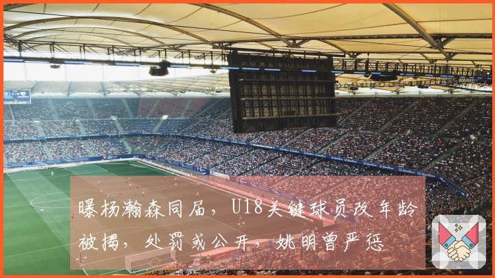 曝杨瀚森同届，U18关键球员改年龄被揭，处罚或公开，姚明曾严惩